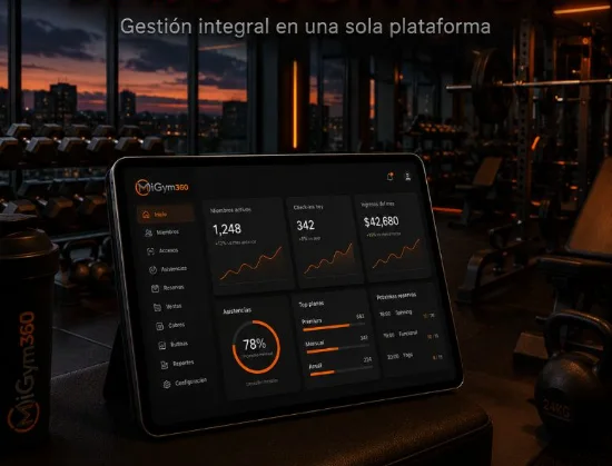 Panel de indicadores para controlar la evolución del gimnasio